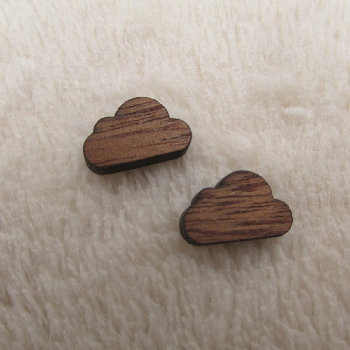 Маленькие деревянные молния облако дождь капля кабошон аксессуары