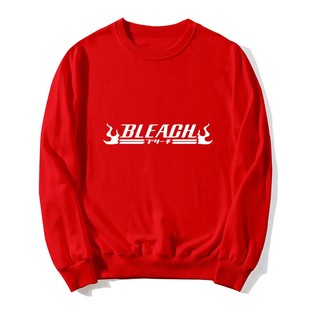 BLEACH Kurosaki ichigo Cotton Hoodie pullover Inoue Orihime Noctilucent O Neck Casual | Мужская одежда