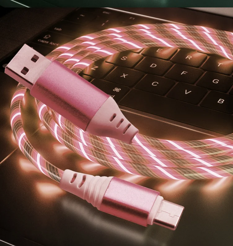 

Luminous Type-C Cable with Fast Charging