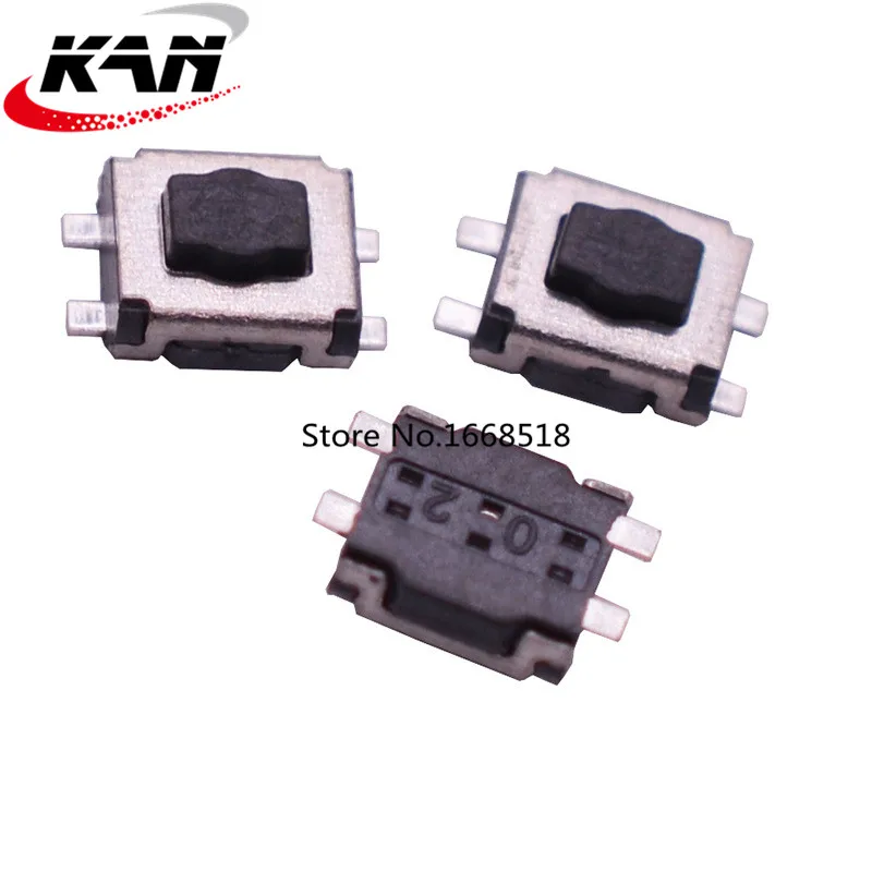 

Тактильные кнопочные переключатели, черные, пластик, 100 шт