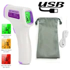 Термометр Ручной бесконтактный с зарядкой от USB и ЖК-дисплеем