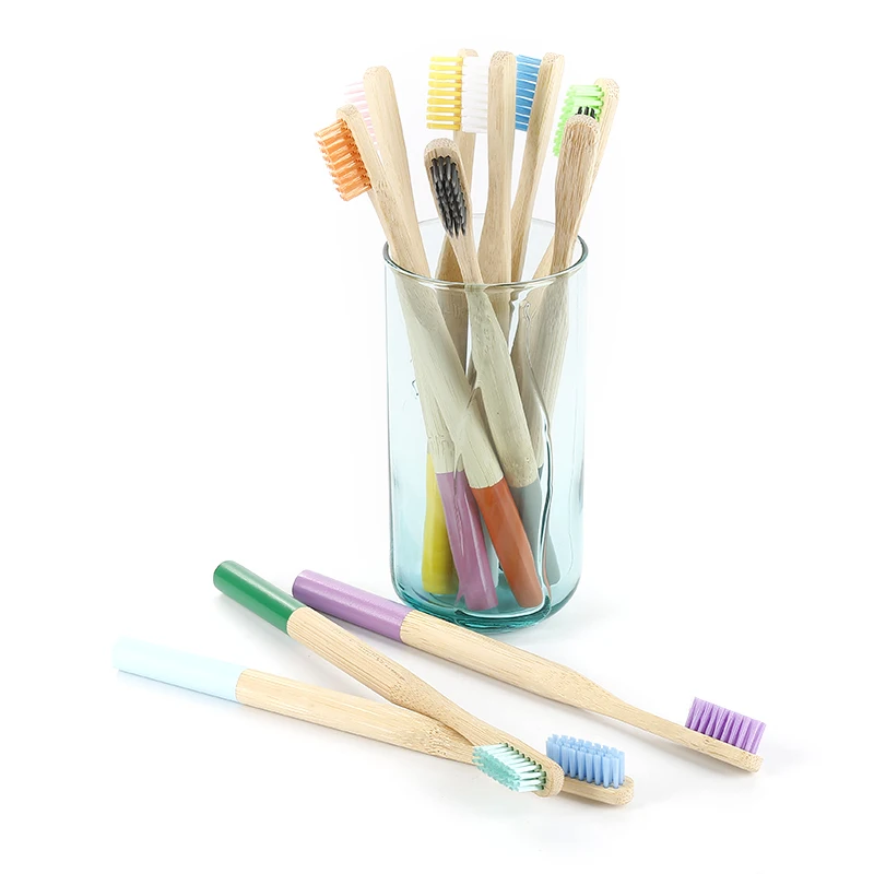 1 шт. Детская зубная щётка с деревянной ручкой | Красота и здоровье