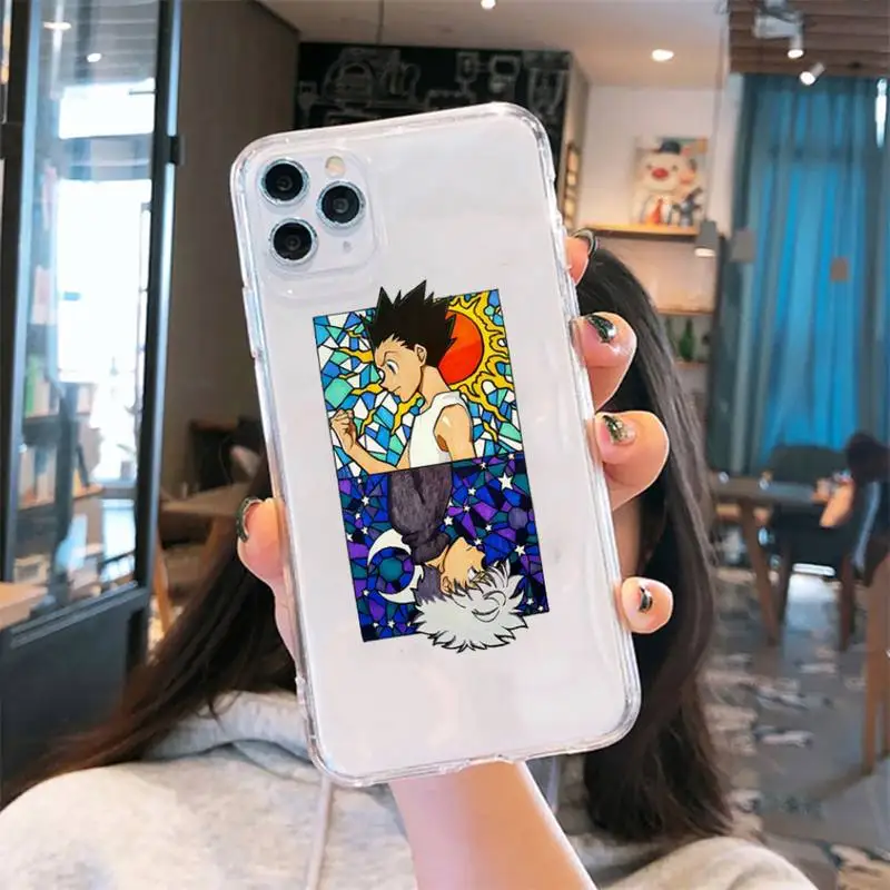 

Hunter X Hunter Killua Zoldyck Phone Case Transparent for iPhone 6 7 8 11 12 s mini pro X XS XR MAX Plus se cover funda shell