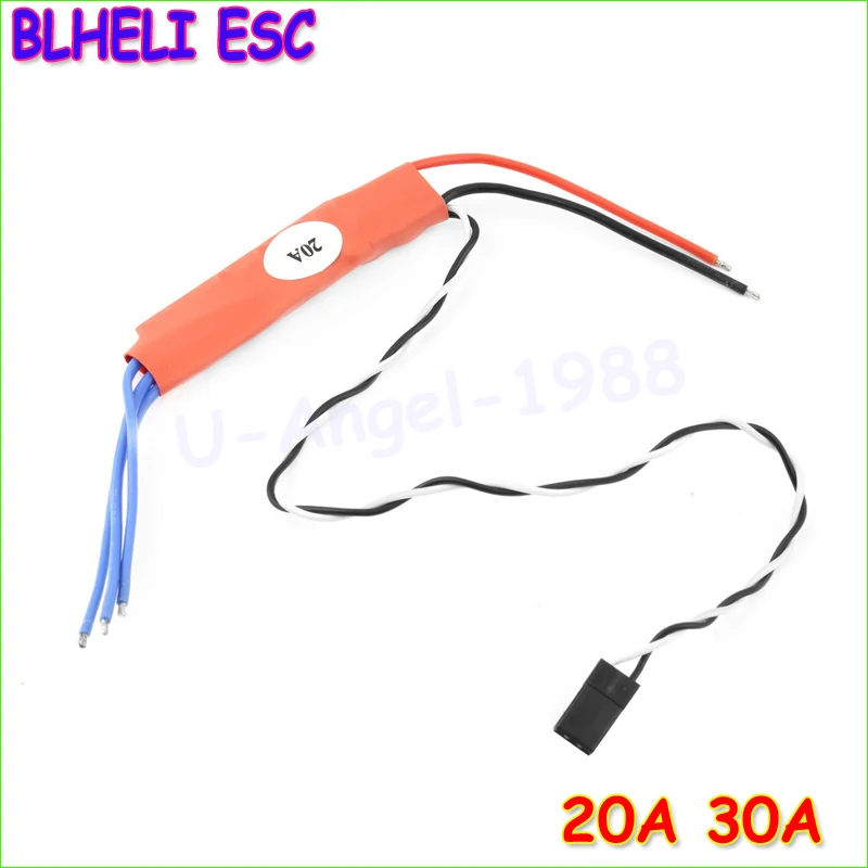 4 шт./лот Mini blheli 20A 30A 2 4S бесщеточный ESC для RC QAV250 Quadcopter Multicopter подседельную трубу