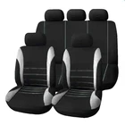 Универсальные чехлы для автомобильных сидений, подходят для большинства автомобилей, полный комплект, аксессуары для стайлинга автомобиля, инструменты для подушек, чехлы для автомобильных сидений