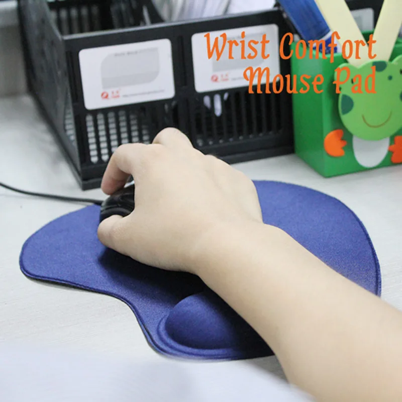 Protect Wrist Mouse Pad Antiskid Rubber Soft Cloth Surface Mat Computer Accessories OD889 | Компьютеры и офис