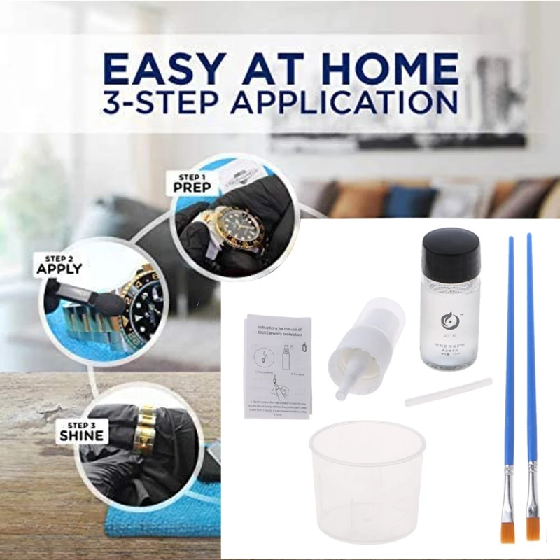 Антибликовое прозрачное защитное нанопокрытие для ювелирных изделий очиститель