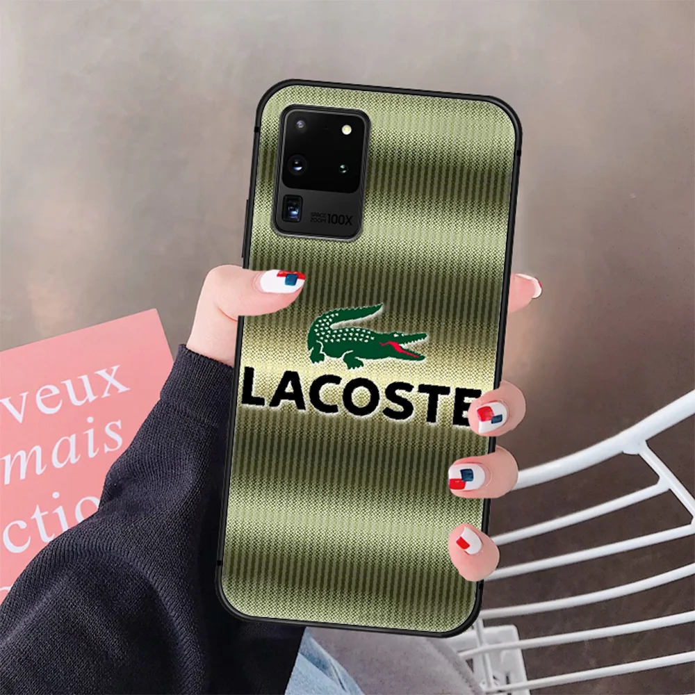 

Brand Luxury LACOETE Phone Case Cover Hull For Samsung Galaxy S 6 7 8 9 10 e 20 Edge Uitra Note 8 9 10 Plus black Waterproof
