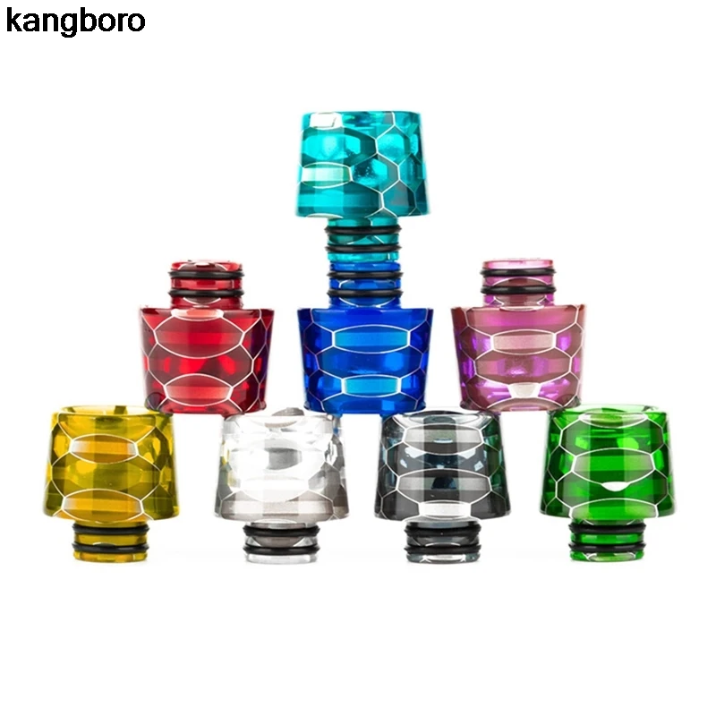 

Tfv8 Baby 510 Snake Skin Honeycomb Anti-explosion Cigarette Holder Drip Tip Resin Ultem Honeycomb Mouthpiece Replacement
