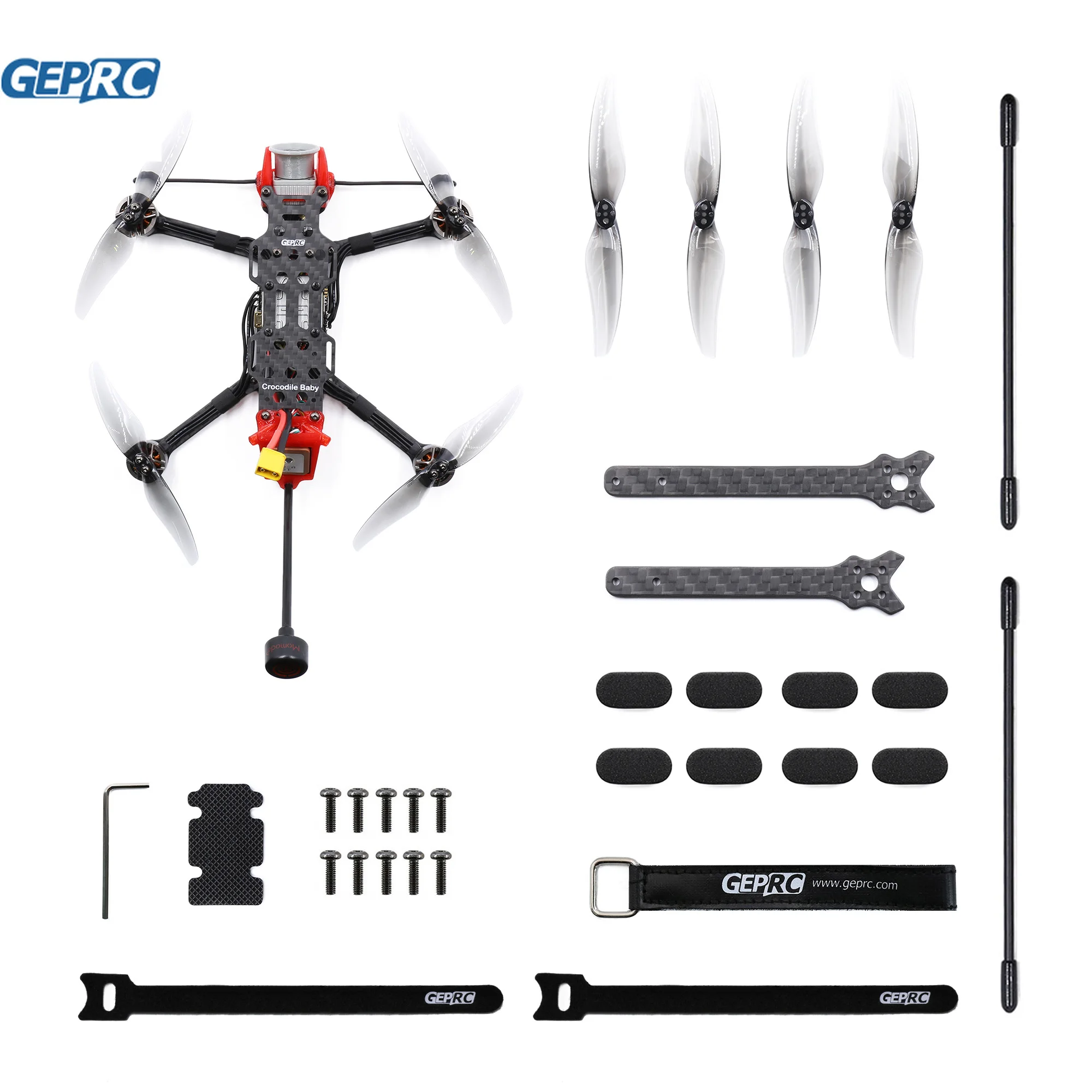 GEPRC крокодил ребенок 4 HD микро большой диапазон (новый F722 AIO) с полярной камерой для