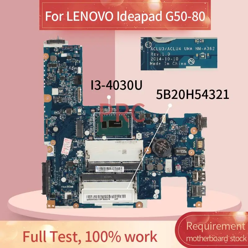 aclu3 aclu4 nm-a362 para lenovo ideapad Placa-mãe para notebook