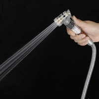 filtered handheld shattaf bidet sprayer for toilet shower head with stainless steel plated accessories muslim shower higienica