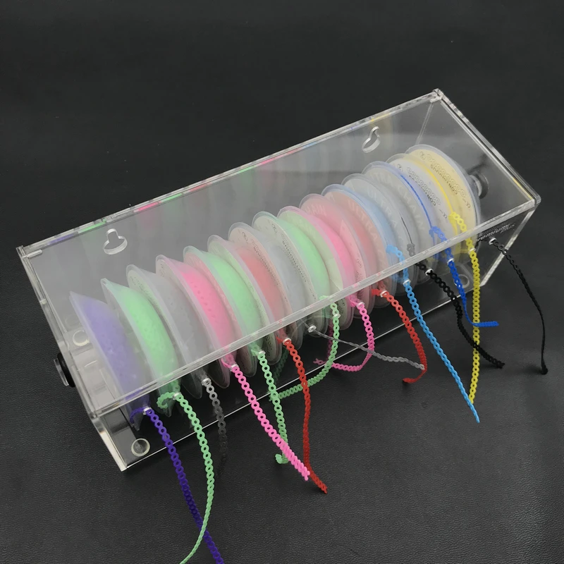 

Dental Power Chain Holder Dental Power Chain Dispalyer Dental Orthodotic Tool Acrylic Matirial