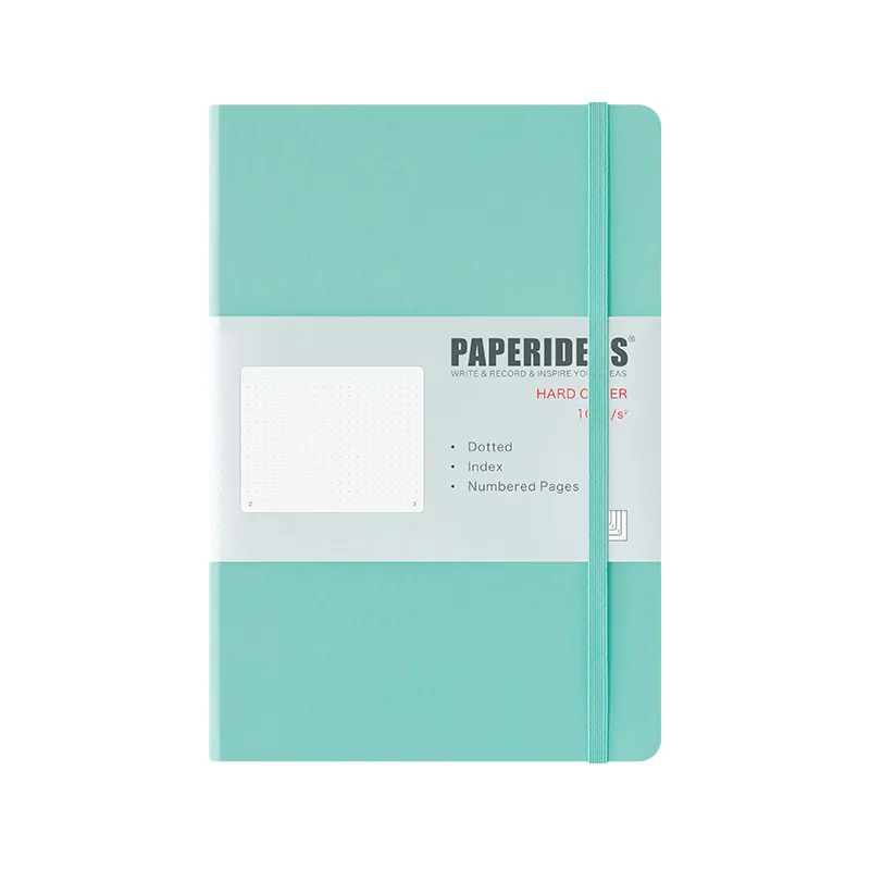 

Hardcover A5 Fashion simple Student Bandage Notebook 188 Pages Each with page Number retro bandage page number business notebook