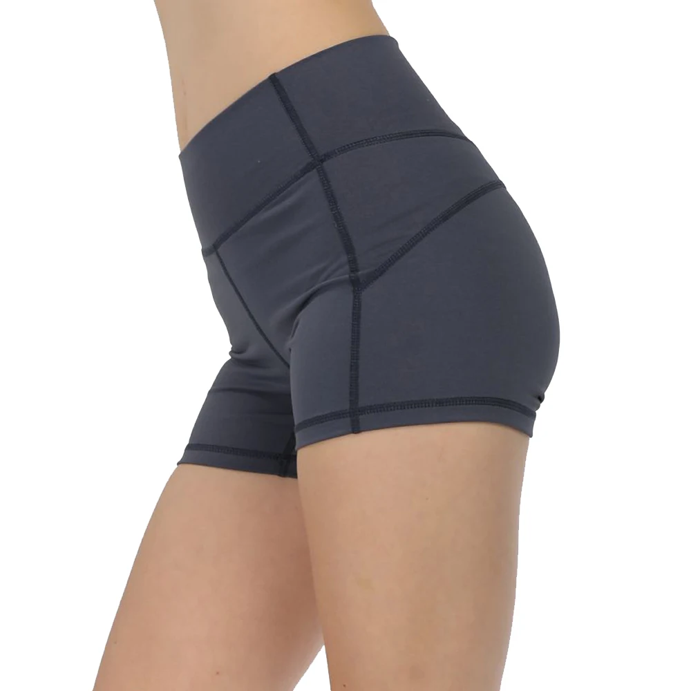 Женские спортивные шорты леггинсы с высокой талией эластичные короткие брюки