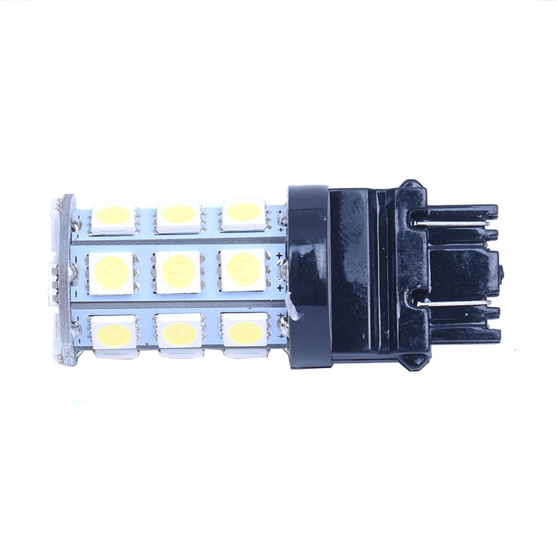 2x T25 W21/5 W 3157 7443 XE NON белый 27 5050 SMD светодиодный ная лампа 12V для автомобиля|Передние