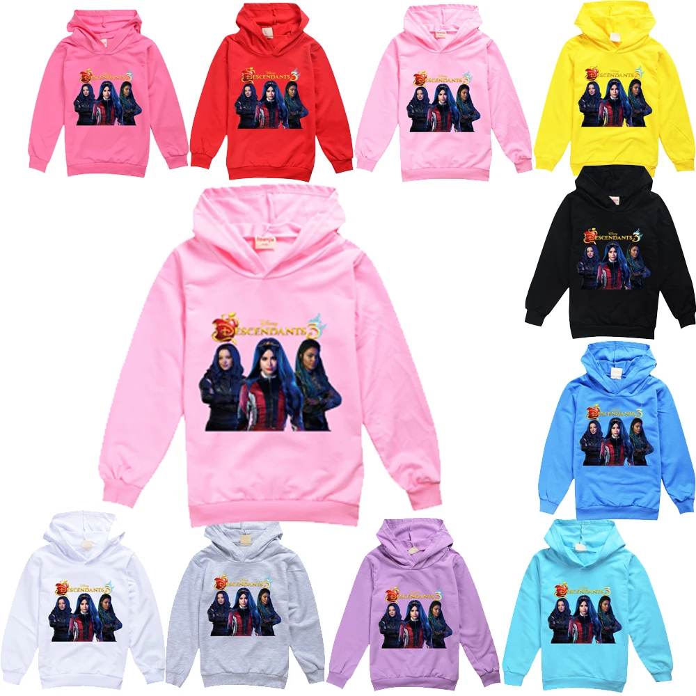 Новинка детские костюмы для косплея на Хэллоуин вечерние Mal Evie принцессы