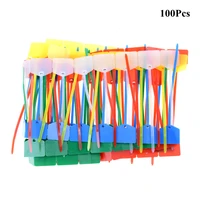 100pcslot colorful network cable identification mark signs ties nylon straps label tag tie wholesale