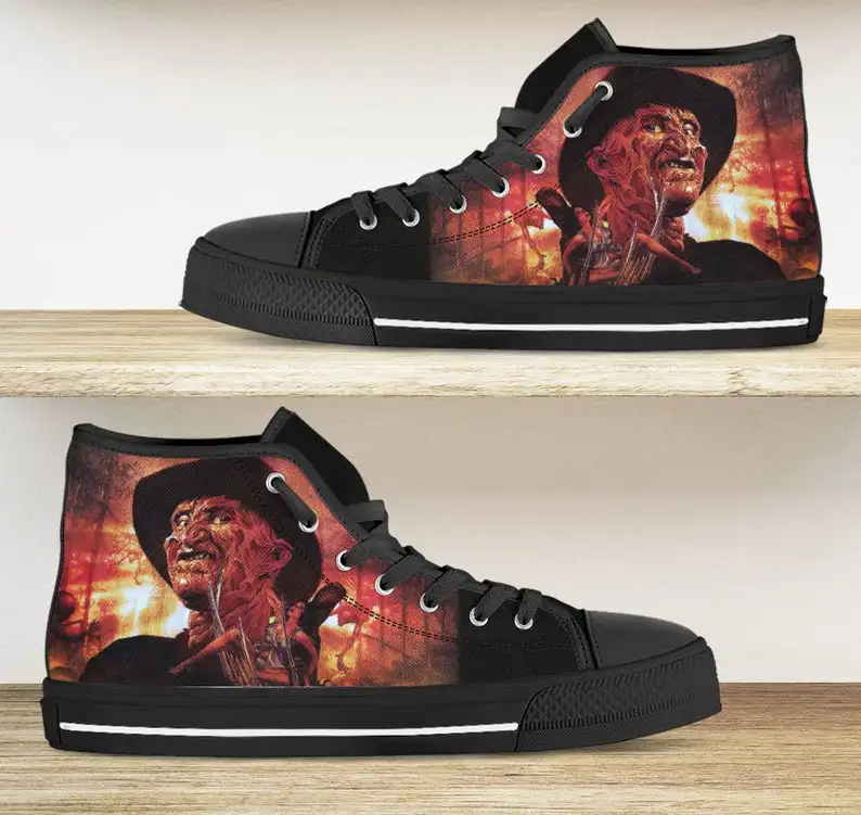 

A Nightmare on Elm Street shoes Custom Spring Autumn Canvas Shoes High Quality Handiness Flats Men's Casual Shoes Comfortable