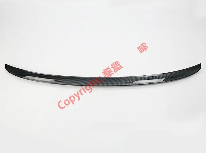 Углеродное волокно стиль задний спойлер крыло крышка отделка Литье гарнир для