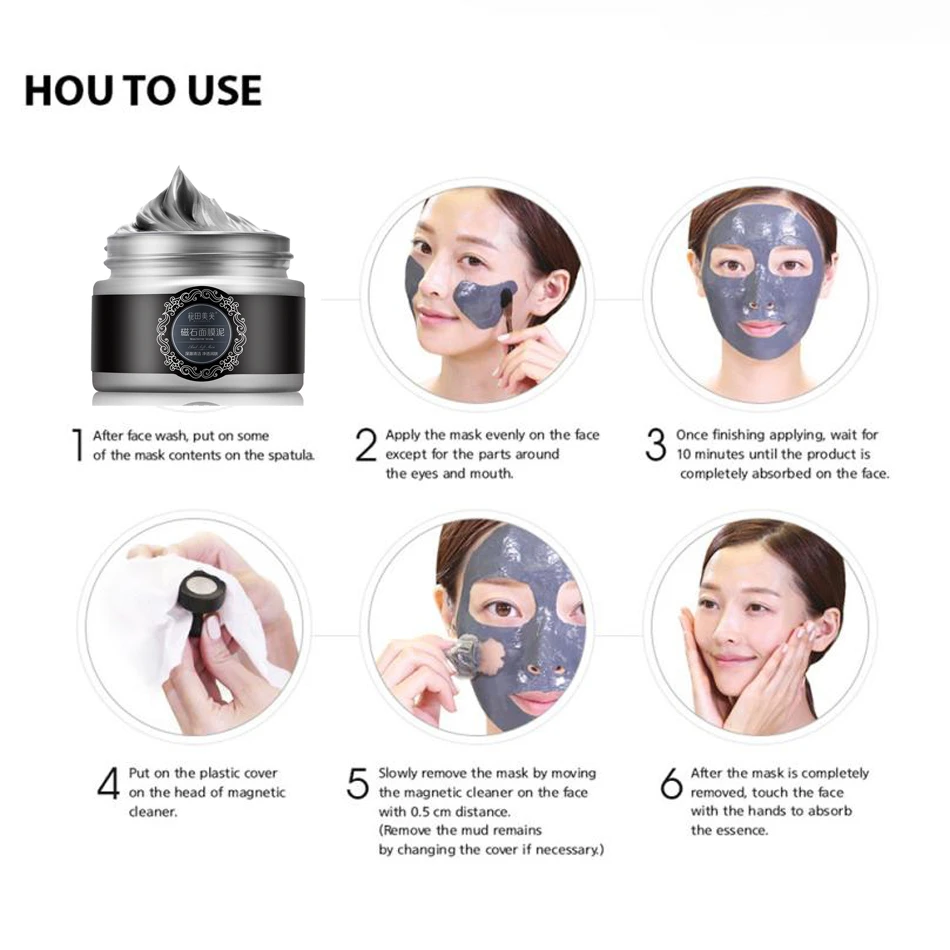 Корейская Косметическая пилинговая черная маска для лица средство лечения акне