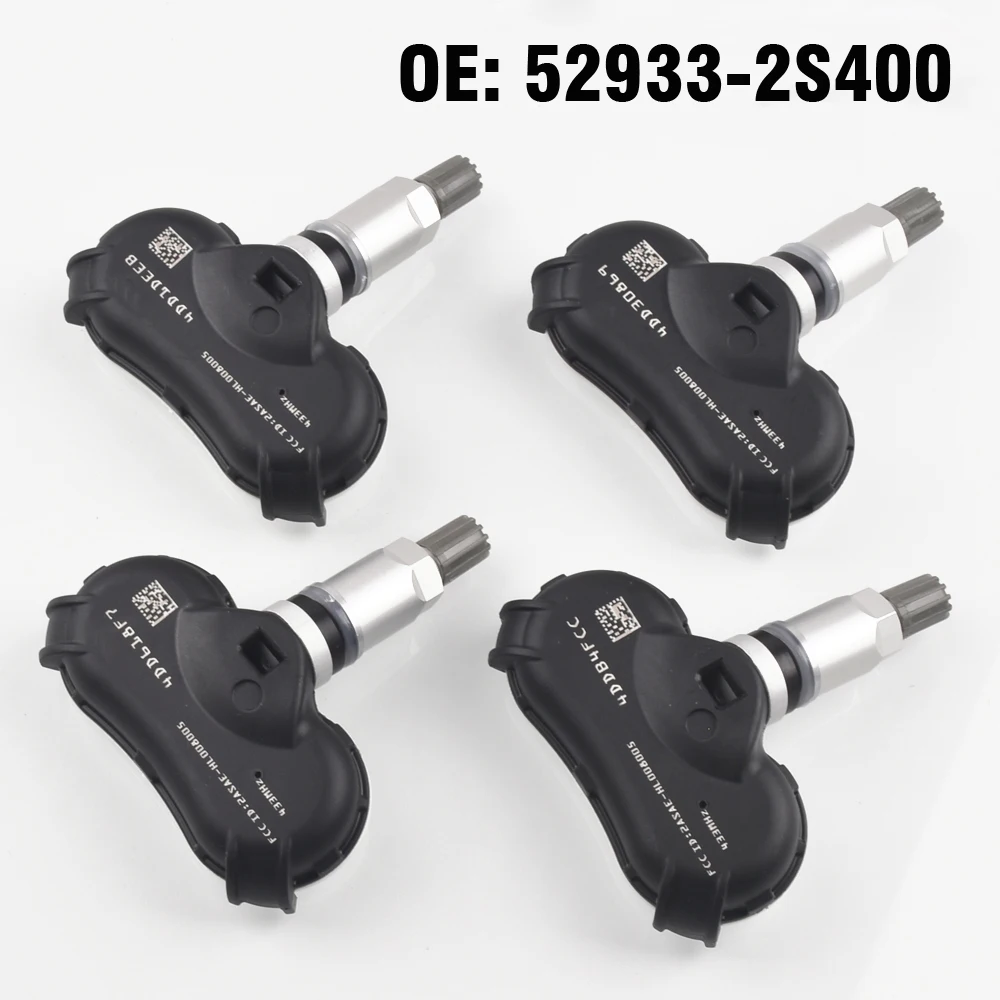 Датчик давления в шинах автомобиля TPMS 52933-2S400, 4 шт., для KIA Sportage III 3, для Hyundai ix35, TUCSON 2014 2015