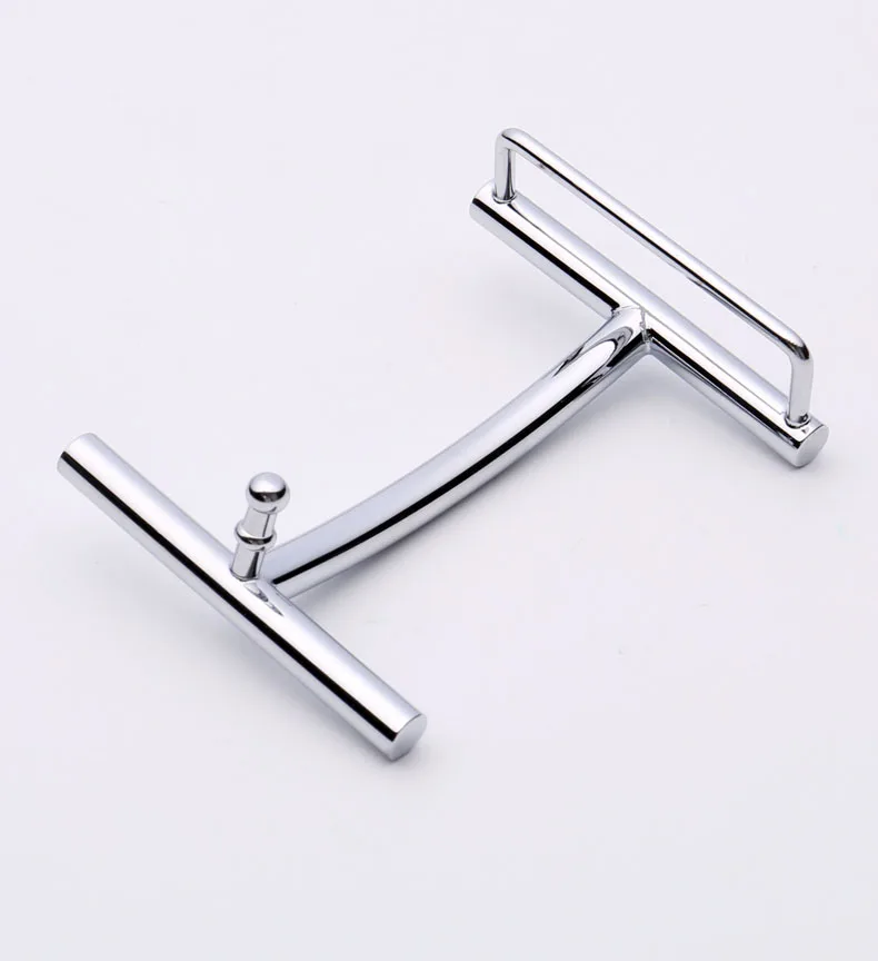 Модная новая трендовая простая H образная Мужская пряжка для ремня из чистой меди