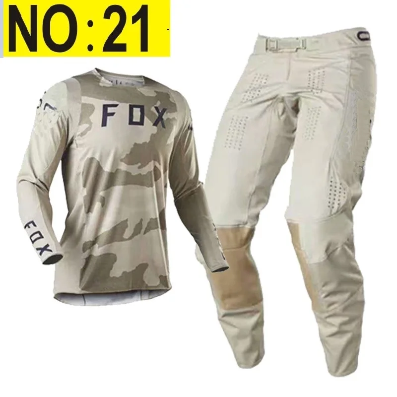 

NEW 2021 enduro FOX 180/360 Motocross Jersey and Pants MX Gear Set Combo mtb ATV Off Road motorcycle racing suit