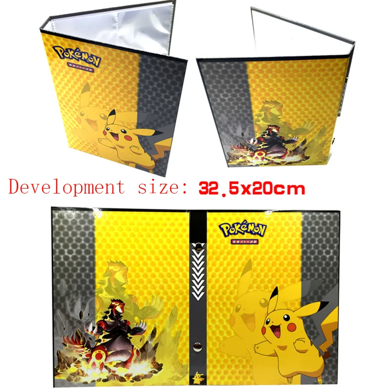 Твердый переплет коллекция Pokemon Cards альбом книга Пикачу Топ загруженный список