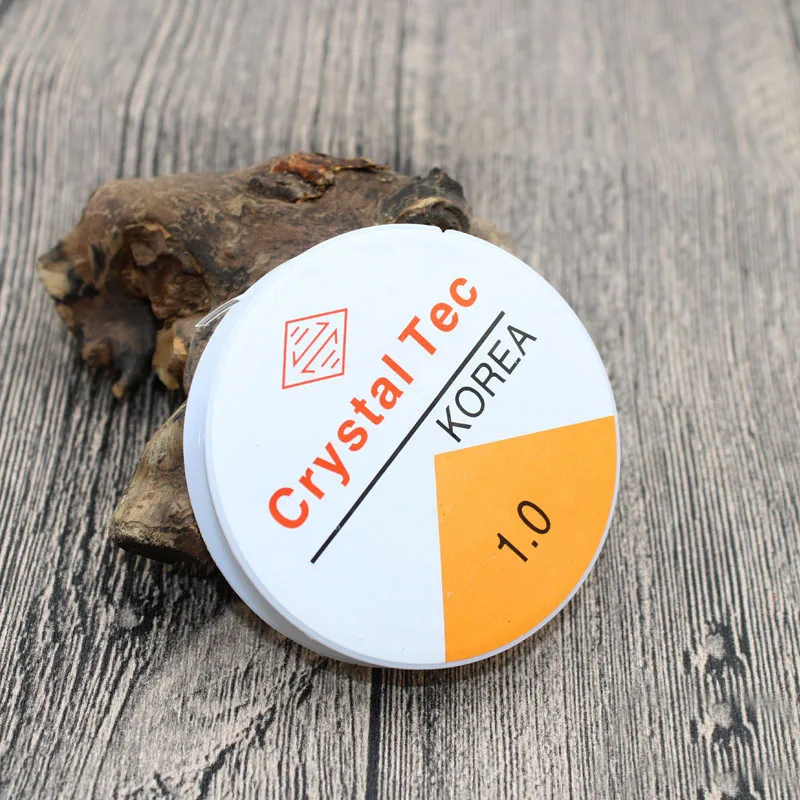 

Hot Elastic Thread For Bracelet Jewelry Accessories Crystal Thread Clear 0.5-1mm 1 Roll Round For Bracelets Necklace