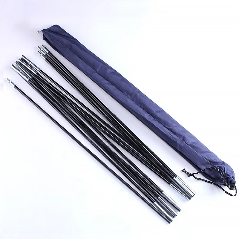 

2Pcs Tent Rod diameter 7mm Fiberglass Camping Tent Pole 7mm Tent Supporting Rod Outdoor Camping Canopy Awning Frames Accessory