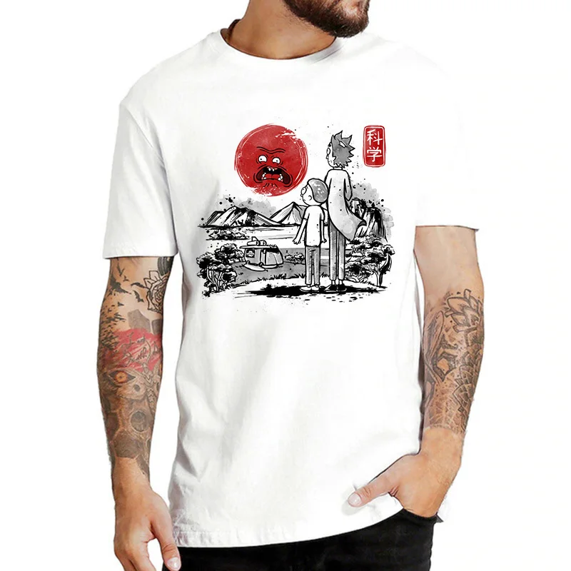 Футболка с забавным рисунком Рика и Морти, для мужчин и женщин, Harajuku, Ricky N marty Ullzang, футболка с графическим рисунком 90 s, футболки для женщин и мужчин