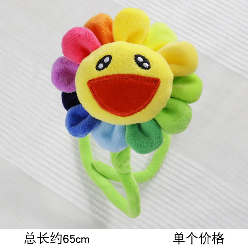Sun Flower Stuffed Plush Toys Cute Dress Rabbit Pendant Dolls Gifts Birthday Wedding Party Decor anime plush brown cony 65cm | Игрушки и