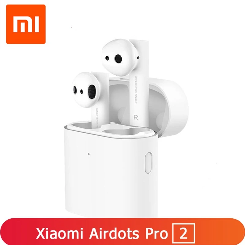 Original Xiaomi Airdots Pro 2 Mi True Wireless Earphone Air 2 TWS Earphone noise canceling LHDC Tap Control Dual MIC