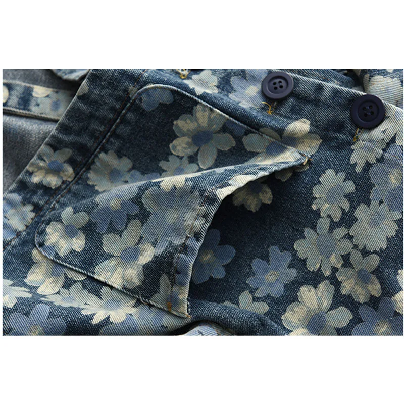 

Women's Spring New Classic Vintage Print Loose Jacket Bat Sleeve Soft and Comfortable Ladies Literary Style Outerwear