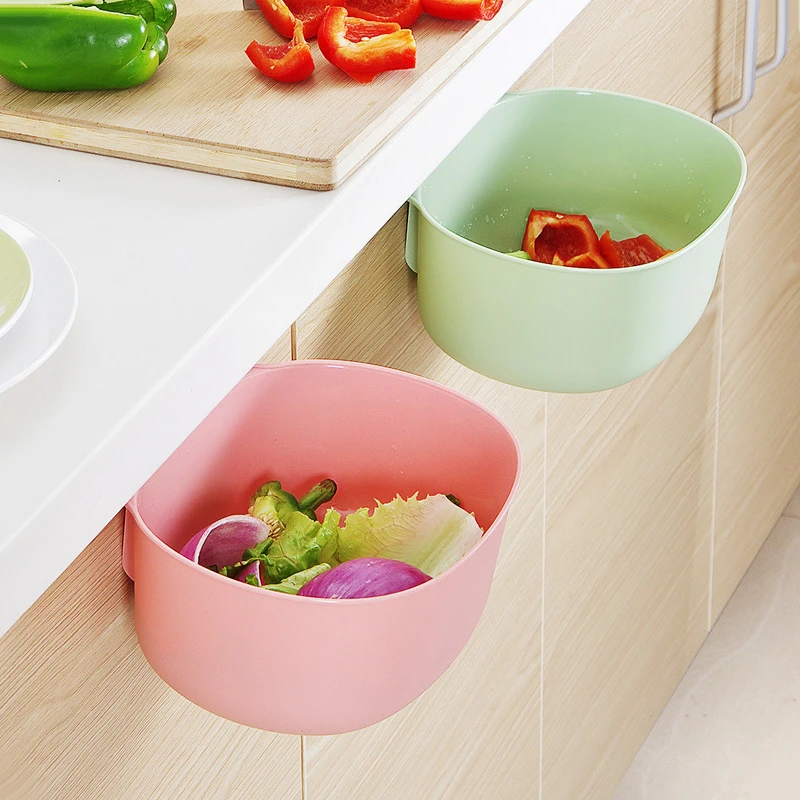 1 шт. кухонная стойка для хранения Многофункциональная Пластиковая мусорная