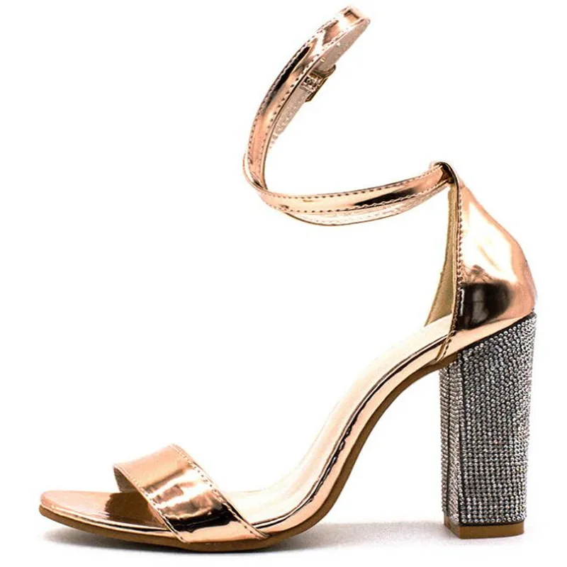 

Stiletto Plus:35-43 Summer Luxurious Diamonds Pumps Sexy 11.5cm Thin High-heeled Shoes Woman Cross-strap Lady Sandals