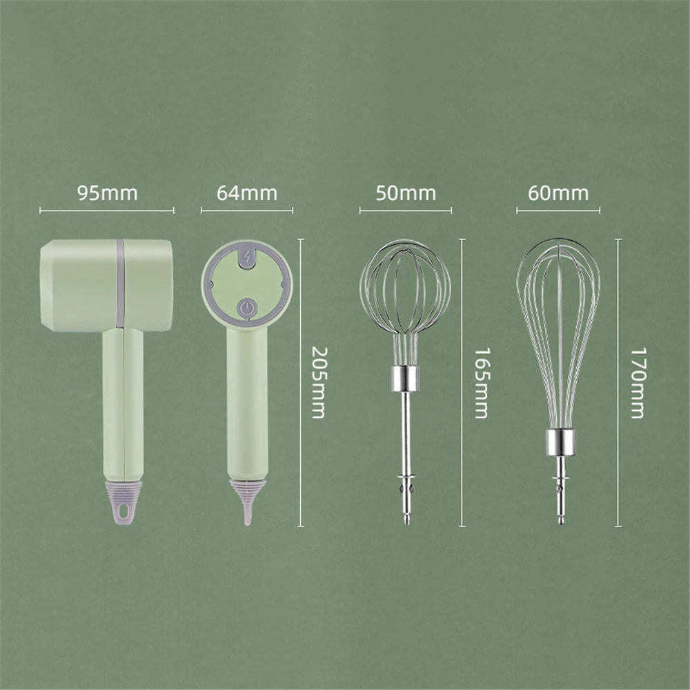 

Wireless Electric Kitchen Handheld Blender Usb Rechargeable Portable Egg Beater 3 Speed Mixer for Coffee Milk Latte Cappuccino