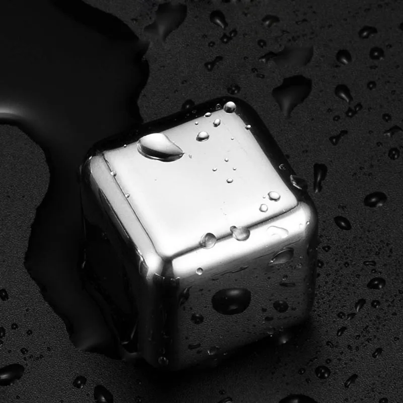 Нержавеющая сталь кубики льда замороженное зерно Металл кофе напиток виски 304