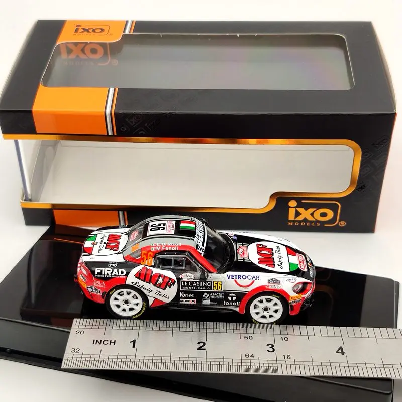 IXO 1:43 для FIAT Abarth 124 RGT #56 Rallye Monte Carlo 2019 RAM720 модели литья под давлением игрушечные