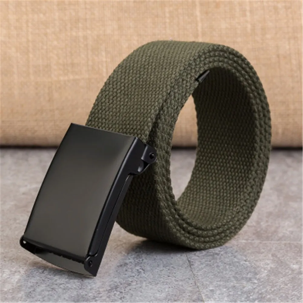 Мужские и женские автоматические ремни с пряжкой регулируемой нейлоновой на