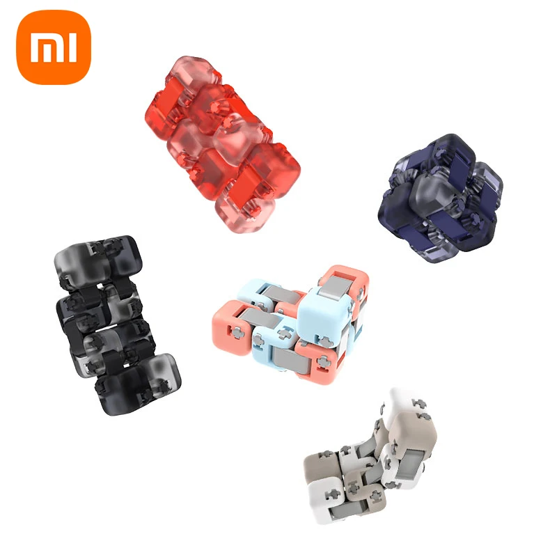 

Оригинальные пальчиковые блоки Xiaomi Mijia, игрушка-Спиннер для снятия стресса, умные строительные блоки для пальцев, подарок для детей MI Home