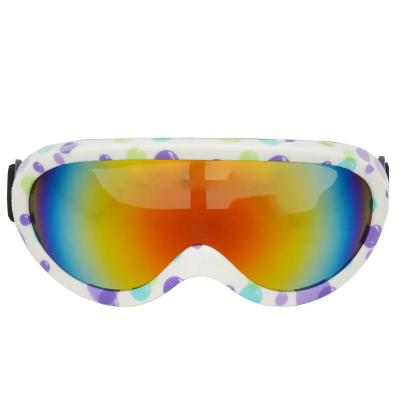 Новые однослойные лыжные очки с цветочным рисунком велосипедные для защиты глаз
