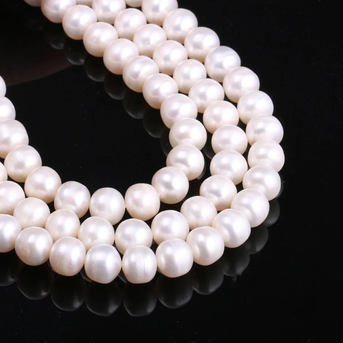 

Natural Freshwater Pearls Beads High Quality 36cm Punch Loose Beads for Jewelry Making DIY Women Necklace Bracelet Accessories