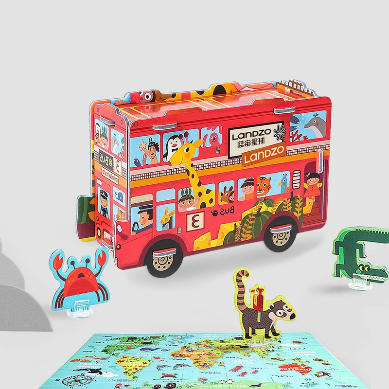 

9 Style 3D Puzzle Kids Toys 6 Sides Wisdom Jigsaw Early Education Learning Toys Tangram Children Game 3D Puzzle