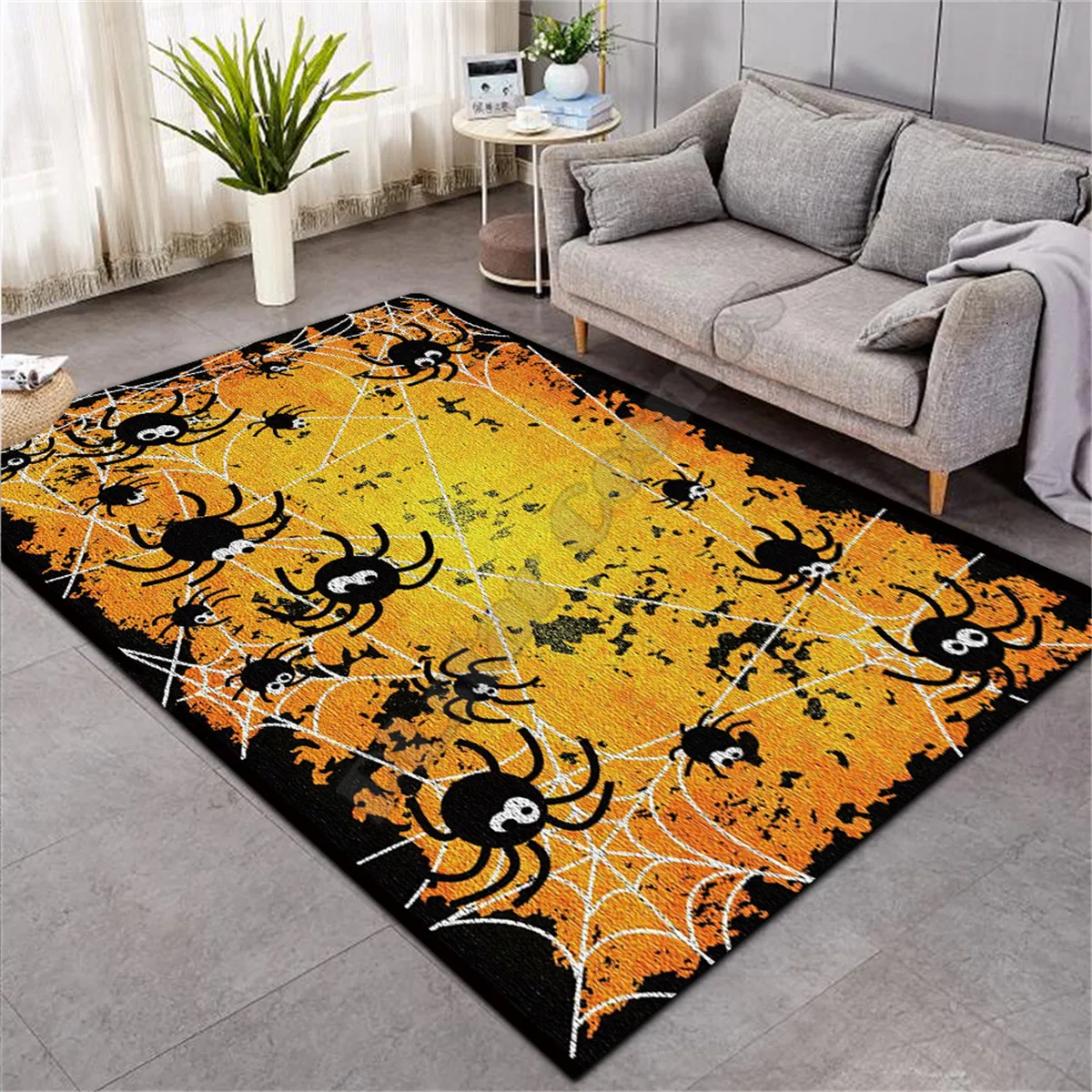 

Funny spider 3D Printed Play Mat Board Game mat map Large Carpet for Living Room Cartoon Rugs Maze 04