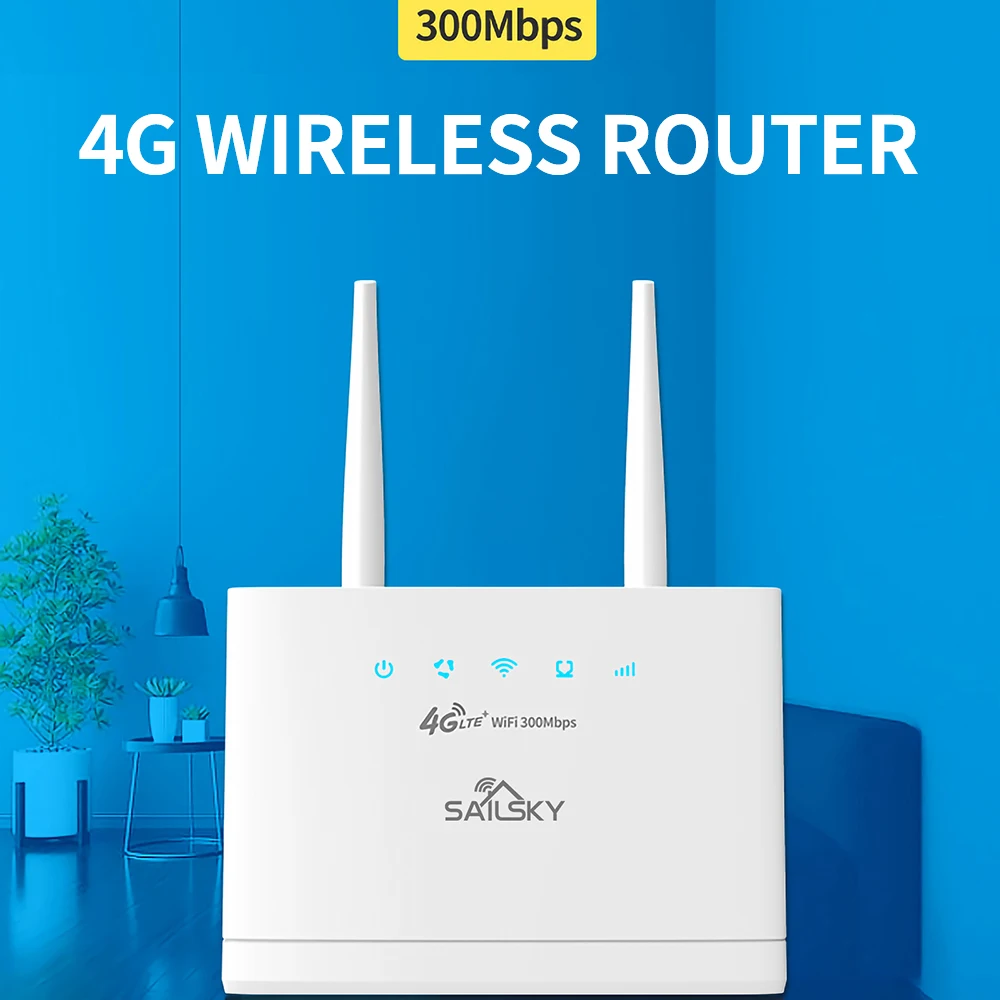 

Sailsky XM311 4G LTE Wi-Fi роутер 300 Мбит/с высокоскоростной беспроводной роутер со слотом для SIM-карты FOTA удаленное обновление европейской версии