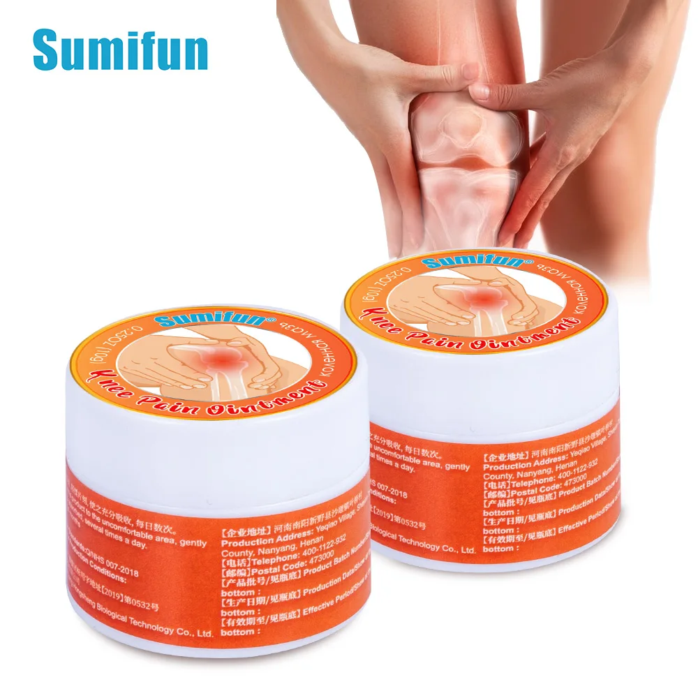 

Only $1.19 Sumifun 10g Knee Pain Relief Cream Treat Rheumatoid Arthritis Natural Herbal Knee Joint Sprain Analgesic Ointment Hea