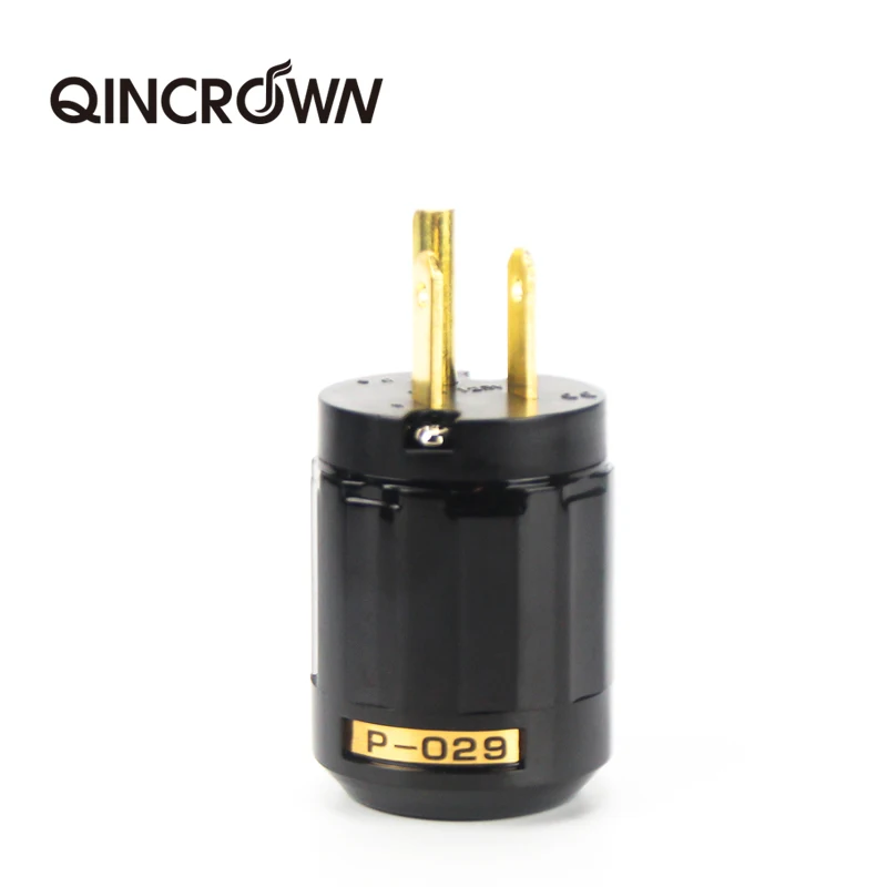QINCROWN Oyaide P 029/C 029 латунь американской версии стандарта IEC разъем для аудио кабель