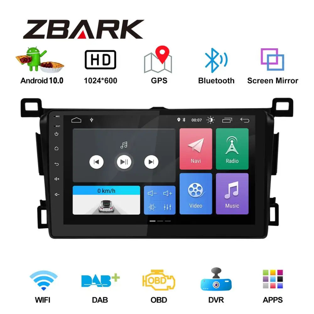 Автомагнитола 2 din YHTK9073 9 дюймов Android 10 0 Мультимедийный проигрыватель с GPS